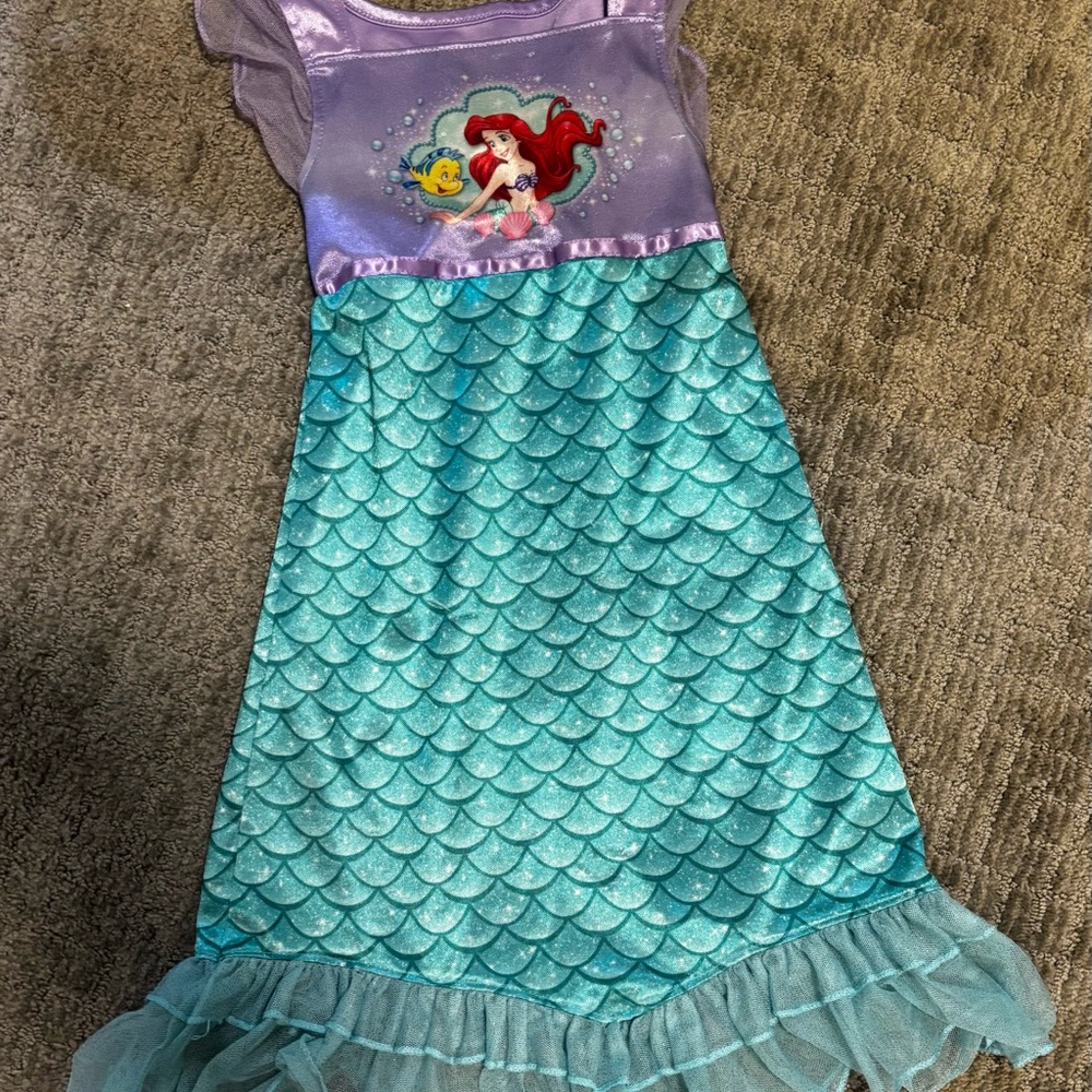 Disney Purple and Teal Mermaid Dress